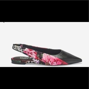 NWT ASH Slip On Divina Floral Flats Sz 37